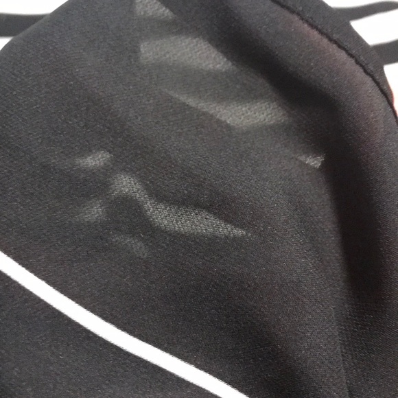 Elle women’s sheer blouse XL black/white - Picture 4 of 7